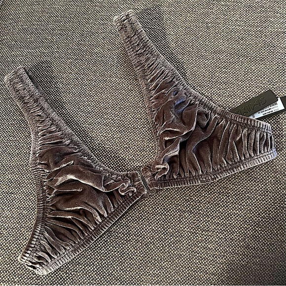 SKIMS Stretch Velvet Collection Bra Bralette in Amethyst - New with Tags! - Picture 13 of 15